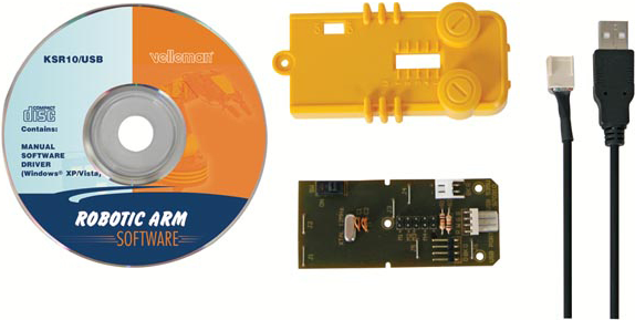 VELLEMAN VEL KSR10 USB - USB Schnittstelle für Roboterarm KSR10 (KSR10/USB)