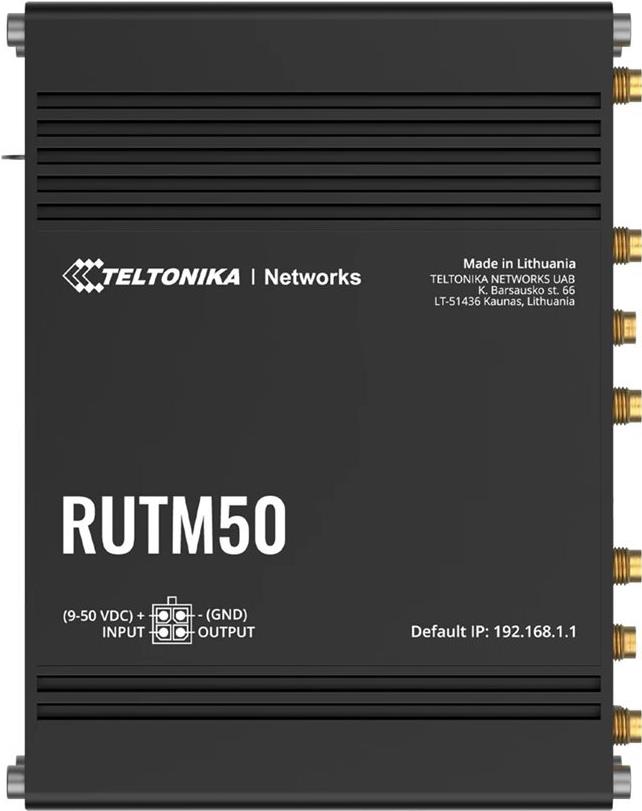 Teltonika RUTM50 Wireless Router 5G Wi-Fi 5 Dual-Band Schwarz