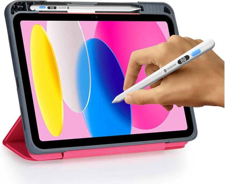 DEQSTER Rugged MAX Case Flip-Hülle für iPad 10,9" (10. Gen.) Pink