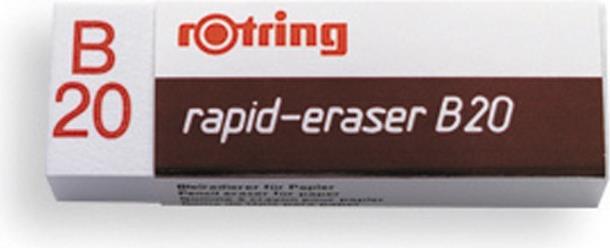 Rotring B20 Rapid Radierer Weiß 1 Stück(e) (S0194570)