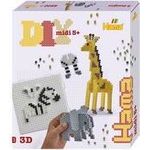 Hama Bügelperlen midi "Safari", Geschenkpackung, 3D Durchmesser Bügelperle midi: 5,0 mm - 1 Stück (3256)