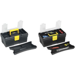 allit Werkzeugkoffer McPlus Promo 12.5, PP, schwarz / gelb unbestückt, Fächer für Kleinteile und herausnehmbare - 1 Stück (476190)