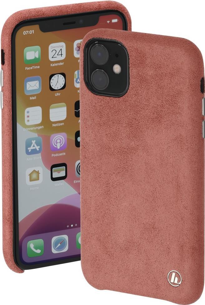 Hama Cover Finest Touch für Apple iPhone 12, Coral (00188814)