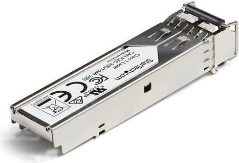 StarTech.com SFP1GELHST Transceiver Modul (SFP Module, 1000Base-ZX Juniper kompatibel, Glasfaser, 1550nm, LC Single Mode mit DDM) (SFP1GELHST)