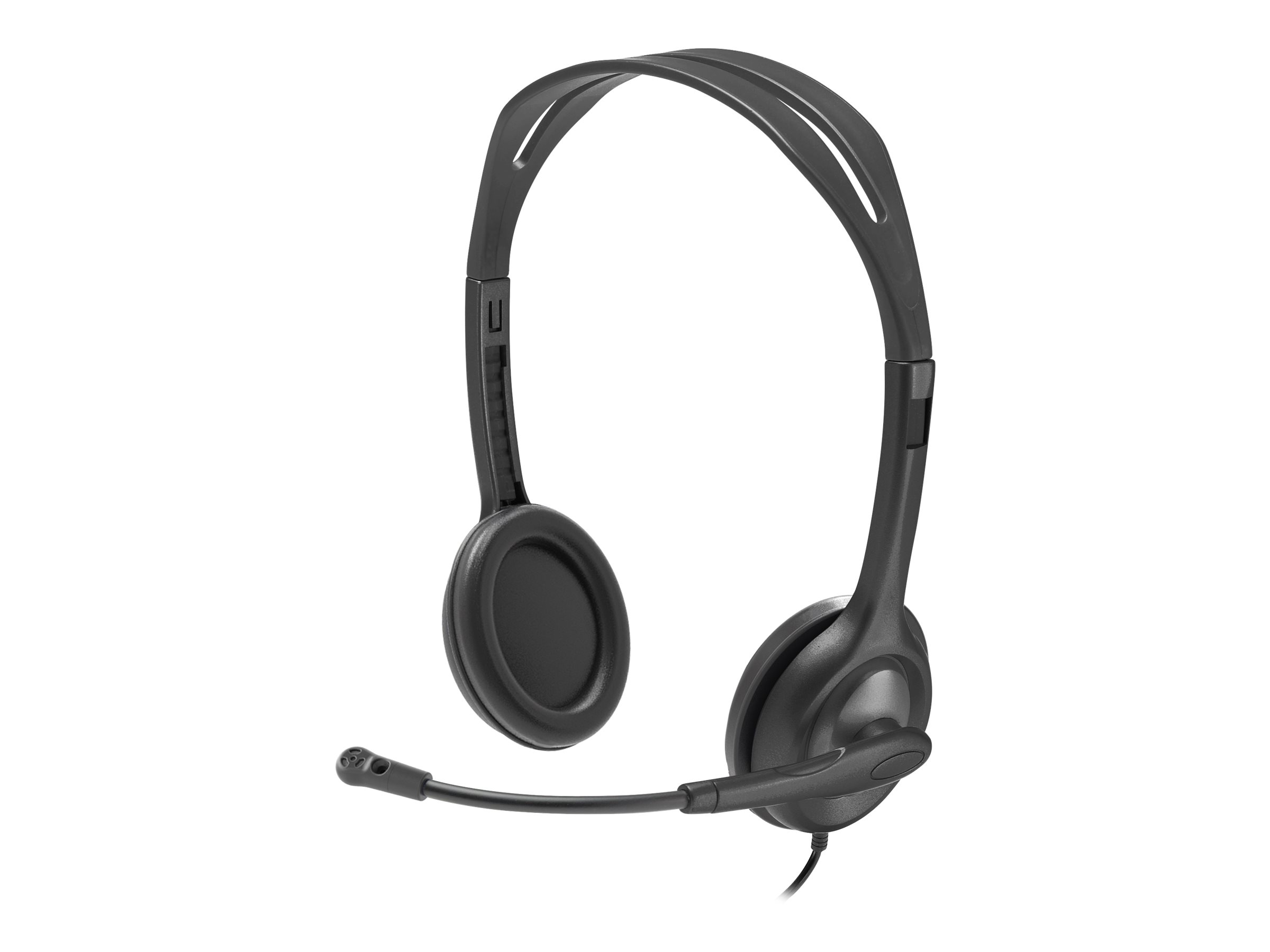 Logitech Stereo H111 On-Ear-Headset Kabelgebunden 3,5-mm-Klinke Schwarz