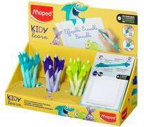 Maped KIDY learn Schreiblern-Tintenroller, 18er Display Schreiblernstift mit löschbarer Tinte, Minenstärke: 0,7 mm, - 1 Stück (229503)