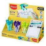 Maped KIDY learn Schreiblern-Tintenroller, 18er Display Schreiblernstift mit löschbarer Tinte, Minenstärke: 0,7 mm, - 1 Stück (229503)