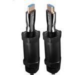 Lindy 15m gepanzert Fibre Optic Hybrid HDMI 8K60 Kabel (38528)