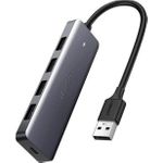 Ugreen Hub Adapter 4-in-1 USB-C auf 4× USB 3.0 + USB-C Grau (64260)