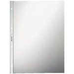 LEITZ Prospekthülle Super Premium, A4, PVC, glasklar, 0,08mm Hartfolie, oben offen, dokumentenecht, Lochung: 80-80-80 mm (4734-30-00)