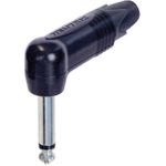 Neutrik Klinken-Steckverbinder 6.35 mm Stecker, gewinkelt Polzahl: 2 Mono Schwarz NP2RX-BAG 1 St. (NP2RX-BAG)
