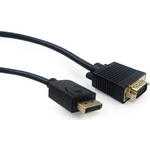 Gembird CCP-DPM-VGAM-6 DisplayPort VGA Schwarz Kabelschnittstellen-/adapter (CCP-DPM-VGAM-6)