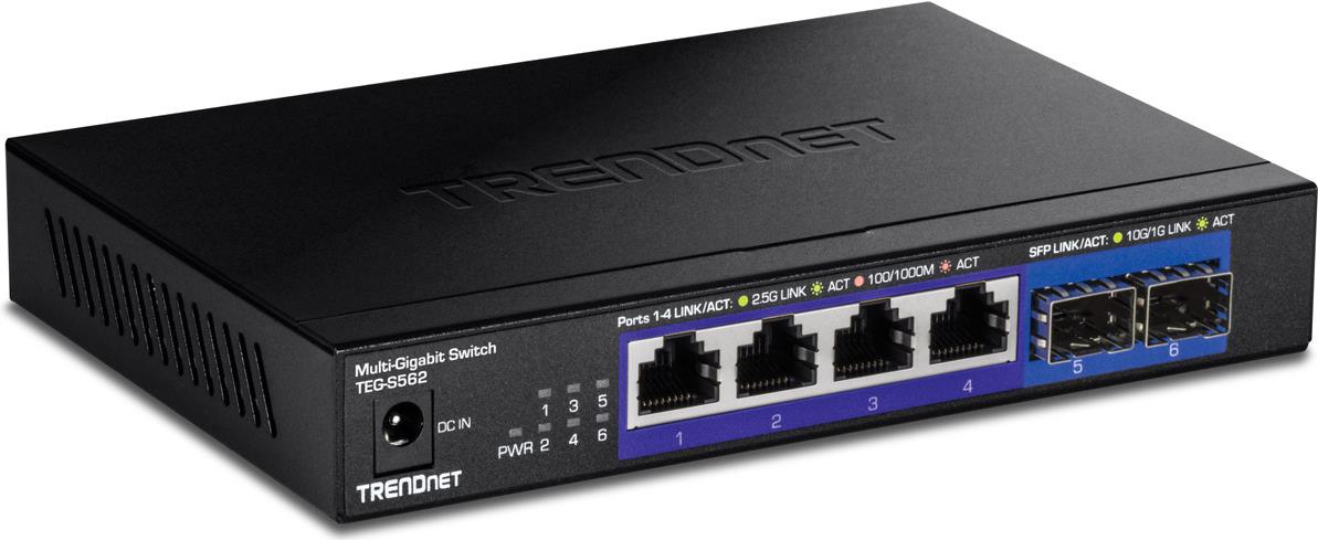 TRENDnet 6-Port Multi-Gig Switch (TEG-S562)
