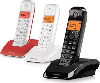 Motorola DECT DIGITAL S1203TRIO CORDLESS PHONE (107S1203MIXCOLOR)