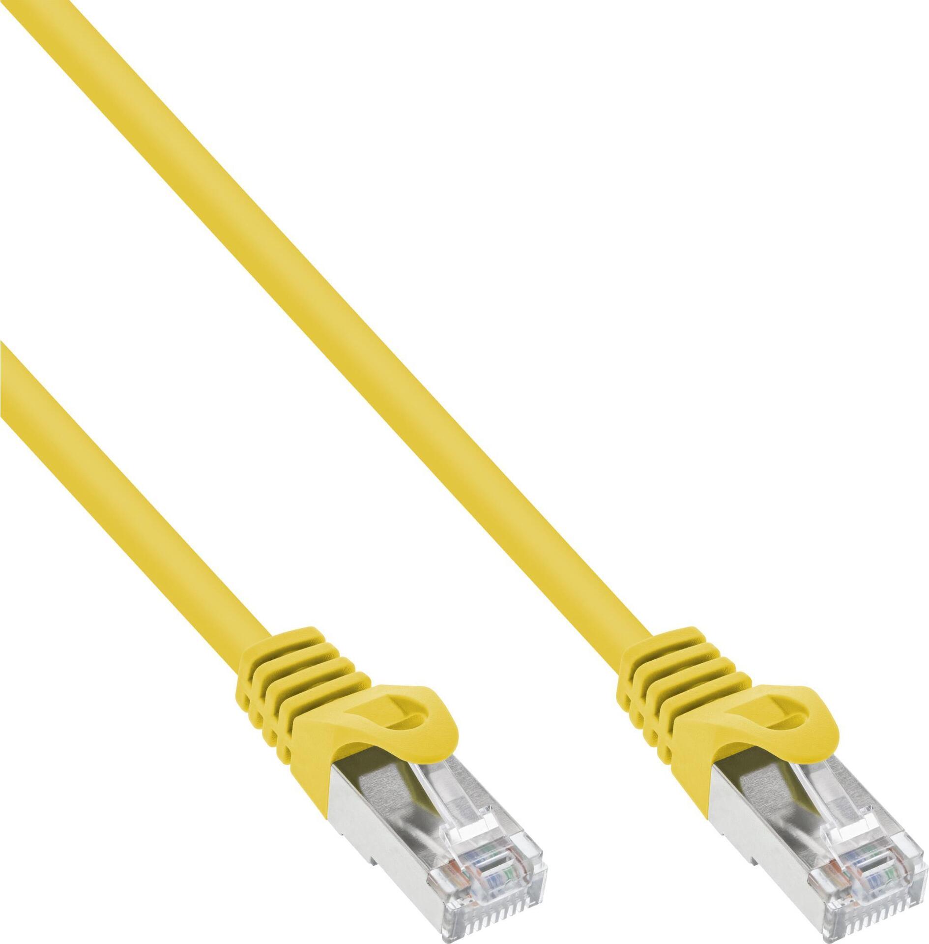 InLine® Patchkabel, F/UTP, Cat.5e, gelb, 3m 71503Y