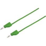 VOLTCRAFT Messleitung [Stecker 4 mm - Stecker 4 mm] 0.75 m Grün MSB-300 (MSB-300-0.75-GR)