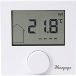 Kopp Free Control Funk-Thermostat Reinweiß (RAL 9010) (831003054)