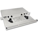 Lightwin ECONOMY 48,30cm (19")  LWL Verteilerlade für 24xsimplex (LVL 24-ST)