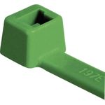 HellermannTyton Kabelbinder innenverzahnt T-Serie (L x B) 150 mm x 3.5 mm T30R-PA66-GN Farbe: Grün 100 St. HellermannTyton (111-03014)
