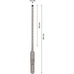 Bosch Accessories EXPERT SDS plus-7X 2608900060 Hammerbohrer 1 Stück 5.00 mm Gesamtlänge 165 mm SDS-Plus 1 St.
