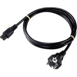 Sygonix SY-5042732 Notebook Anschlusskabel Schwarz 1.80 m (SY-5042732)