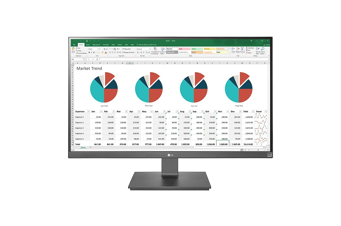 LG 27UK670P-B 27" Office-Monitor 4K Ultra HD AH-IPS USB-C Dunkelanthrazit