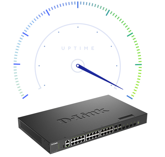 D-Link DXS 3410-32XY L3 Managed Switch 24 x 10 Gigabit Ethernet Schwarz