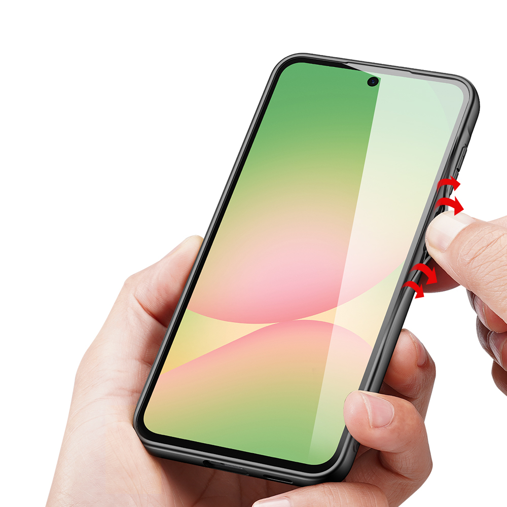 Nevox StyleShell NYLO Handyhülle für Samsung Galaxy A57 5G, 6.7", Schwarz