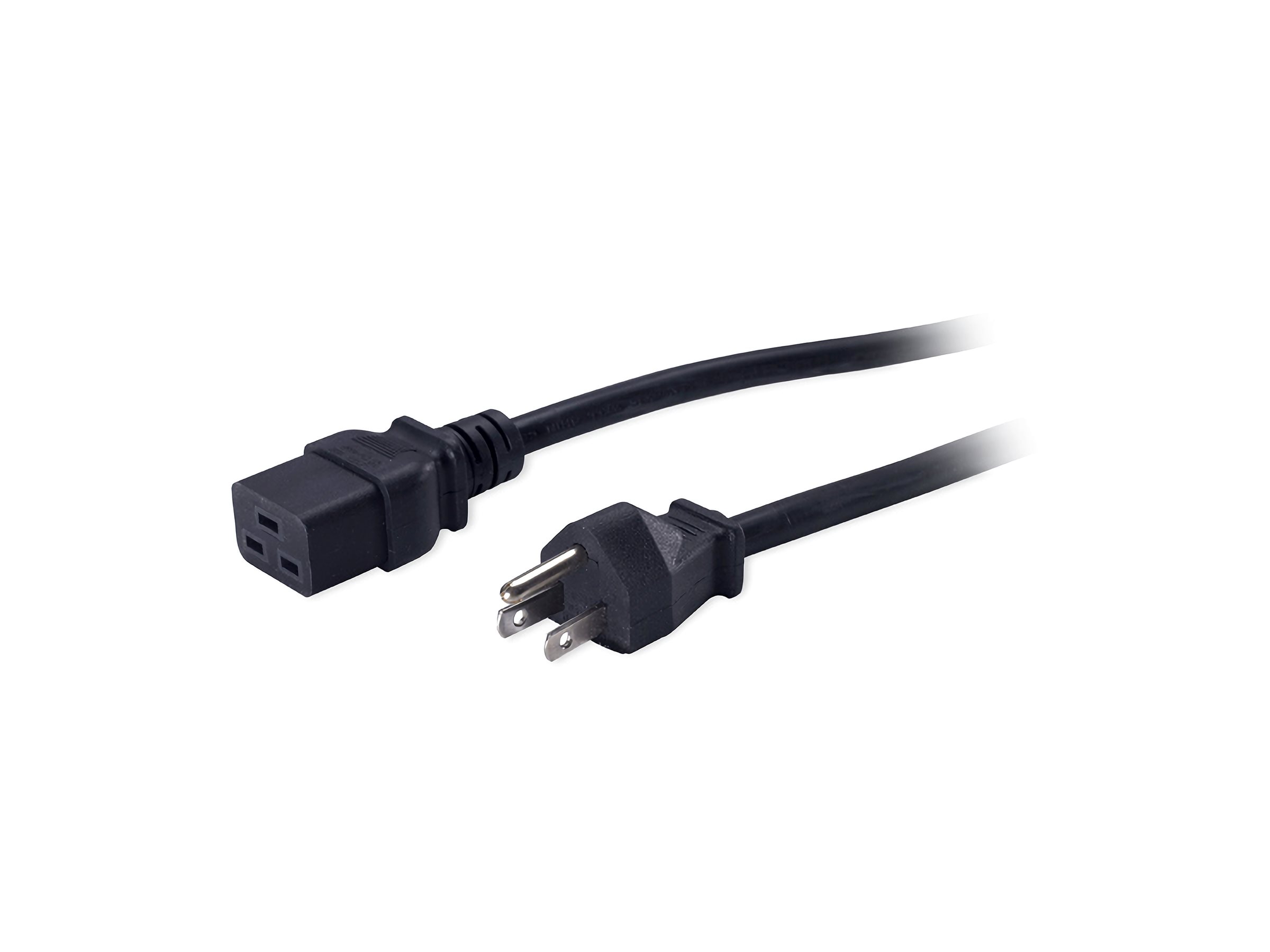 APC Stromkabel IEC 60320 C19 auf NEMA 5-15 2,4 m Schwarz
