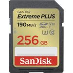 WESTERN DIGITAL EXTREME PLUS 256GB SDHC MEMORY CARD 190MB/S 130MB/S UHS-I CLASS (SDSDXWV-256G-GNCIN)
