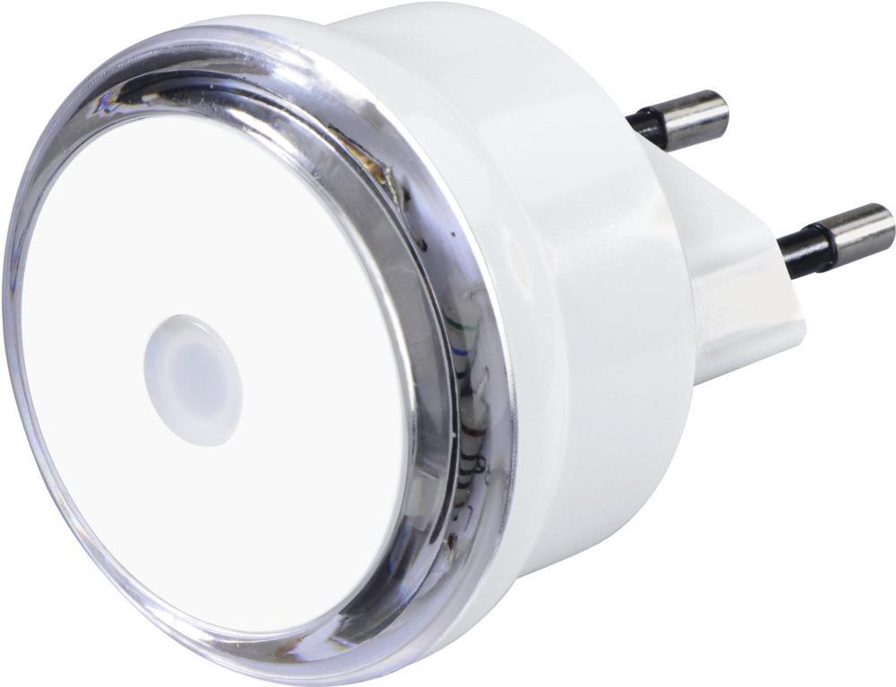 Hama LED-Nachtlicht Basic mit Stecker, Dämmerungssensor, energiesparend, Weiß (00223491)