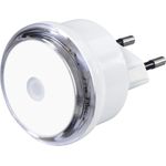 Hama LED-Nachtlicht Basic mit Stecker, Dämmerungssensor, energiesparend, Weiß (00223491)