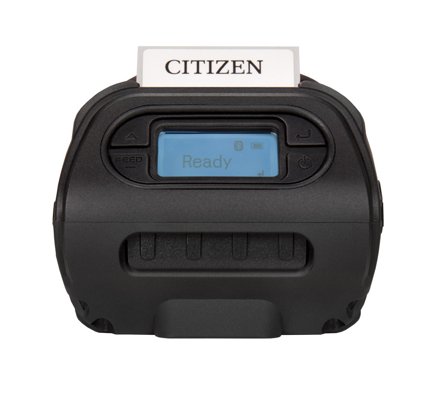 Citizen CMP-25L Mobiler Etikettendrucker Thermodirekt 203 dpi USB RS232 Bluetooth Schwarz