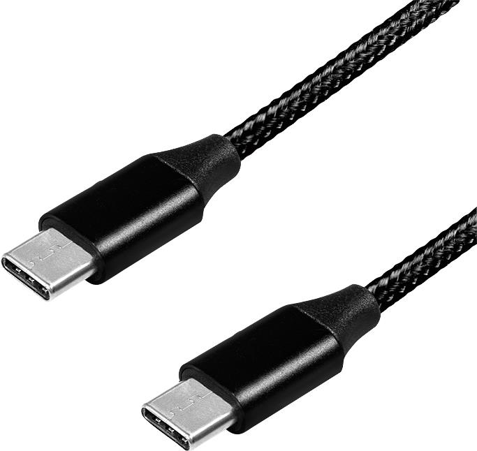 LogiLink USB-Kabel USB-C M bis USB-C M USB 2.0 CU0154