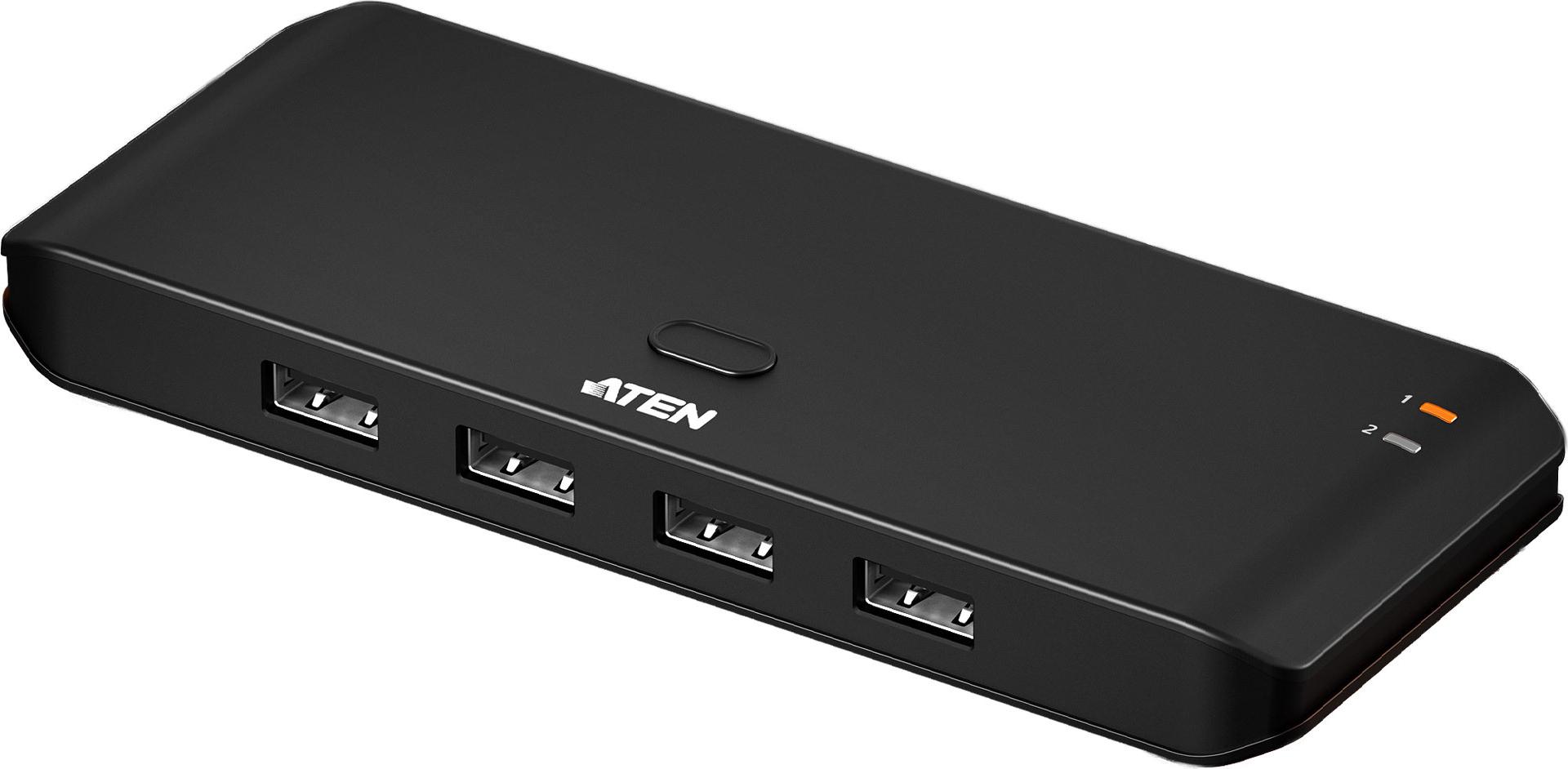 ATEN US4224 USB 2.0 Umschalter 2x4 Sharing Switch (2x Host / 4x Device) (US4224)