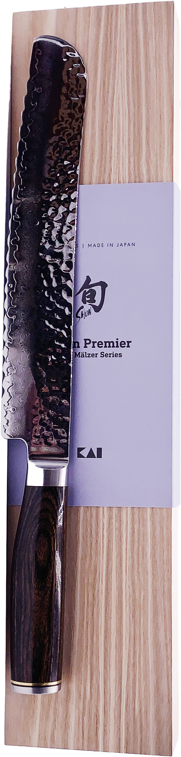 KAI Shun Premier Tim Mälzer Brotmesser 23 cm VG Max Stahl Braun