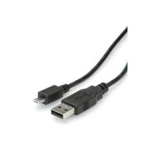 ROLINE USB 2.0 Kabel, USB A ST - Micro USB B ST 1,8m (11.02.8752)