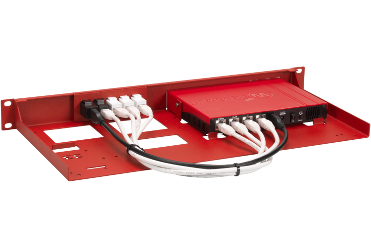 Rackmount.IT RM-WG-T8 Rackmontagesatz 1U 19" für WatchGuard NV5, T10, T15 Rot