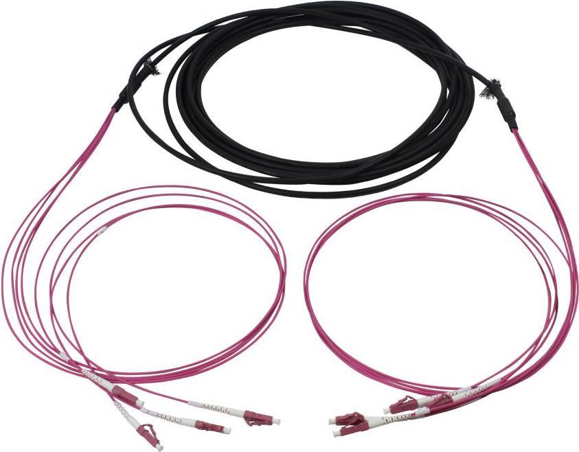 Synergy 21 S217054 Glasfaserkabel 50 m 4x LC U-DQ(ZN) BH OM4 Pink (S217054)