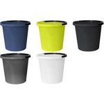 plast team Putzeimer ATLANTA, 10 Liter, weiß Maße: (B)289 x (T)296 x (H)257 mm, Kunststoffgriff, - 1 Stück (20060800)