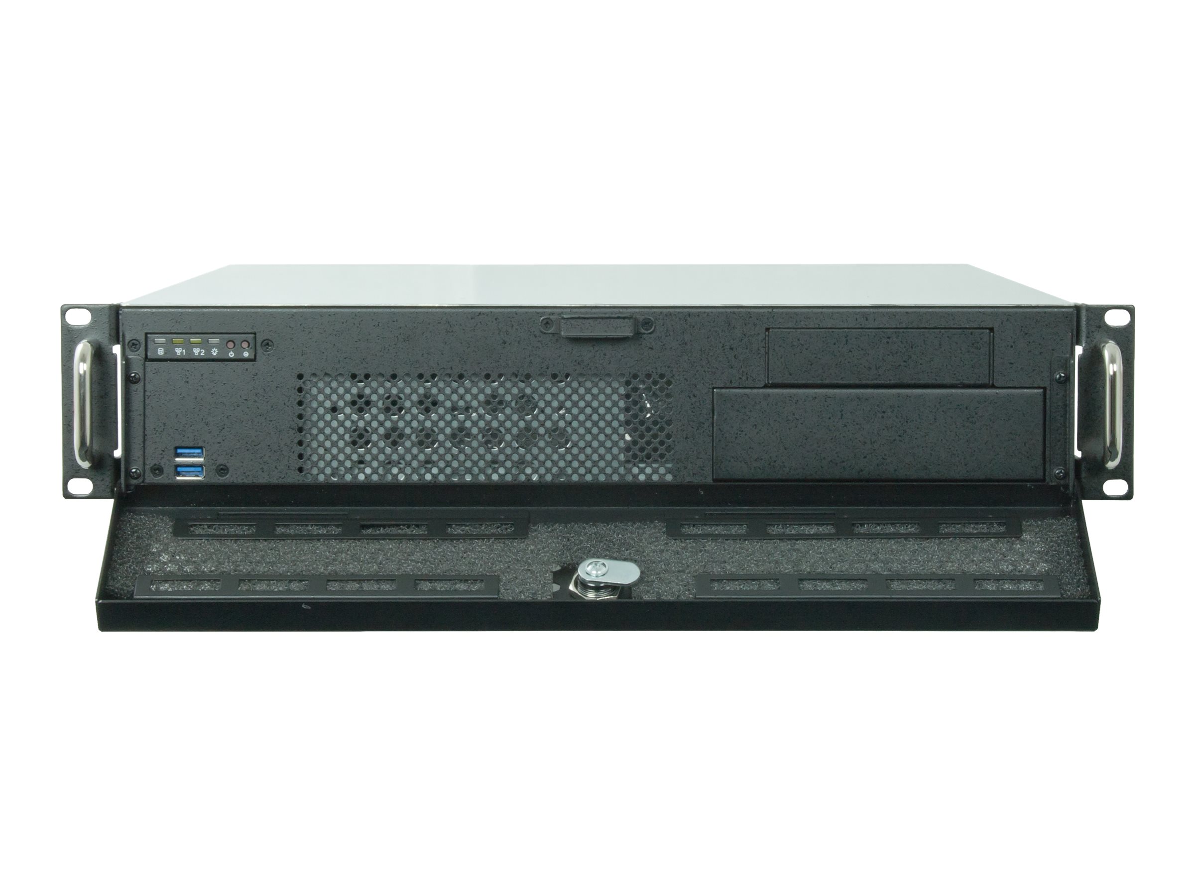 Chieftec UNC-210M-B Smart Series 2U Server-Gehäuse micro ATX Schwarz