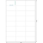 MediaRange MRINK149 Dauerhaft Weiß 1200Stück(e) selbstklebendes Etikett (MRINK149)