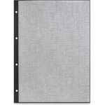 Hama Fotokarton mit Pergamin, 23,3 x 31 cm, gelocht, 25 Blatt, Schwarz (00007554)