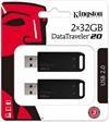 Kingston Technology DataTraveler DT20 USB-Stick 32 GB USB Typ-A 2.0 Schwarz (DT20/32GB-2P)