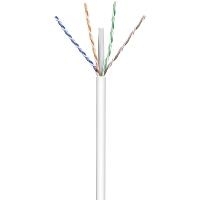 Wentronic Goobay CAT 6 Netzwerkkabel, U/UTP, Weiß, 100 m - CCA, AWG 23/1 (solid), PVC (94965)