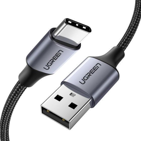 Ugreen 60126 USB Kabel 1 m USB C USB A Schwarz - Grau (60126)