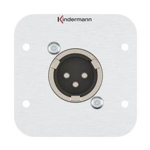 Kindermann 7441000416 XLR Aluminium Steckdose (7441000416)