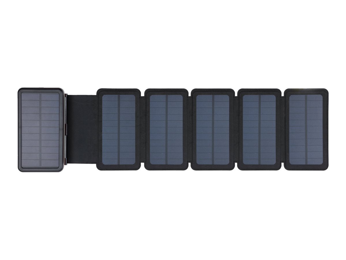 Sandberg Active 6-Panel Solar-Powerbank 20000 mAh Schwarz
