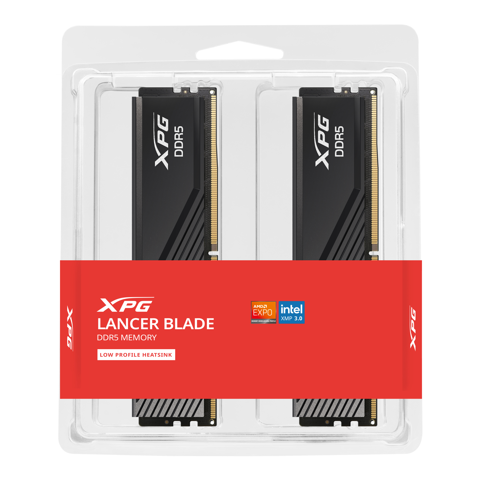 XPG LANCER BLADE RGB DDR5 6400 MHz CL32 32 GB (2x16 GB) Schwarz