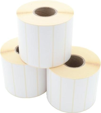 ARTDEV Etikettenrolle - Thermotransfer, 89 x 23mm, D107mm, Kern 40, 2300 Etiketten/Rolle, permanent (ETP 089-023 K40 D107 2300)